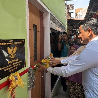 Bupati Subandi Serahkan Kunci RTLH, Bukti Gotong Royong ASN dan BAZNAS untuk Warga