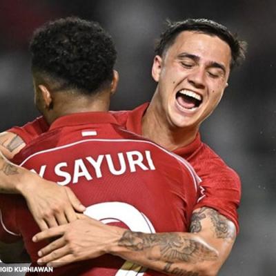 Timnas Indonesia Hajar Taiwan 6-0 di Gelora Bung Tomo Surabaya