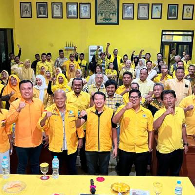 Adam Rusydi Perkenalkan Pengurus Baru Golkar Sidoarjo: Muda dan Inklusif