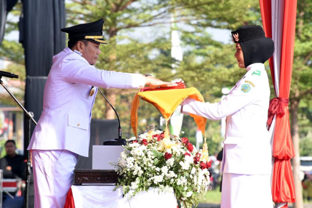 Upacara HUT ke-80 RI di Sidoarjo Berlangsung Khidmat