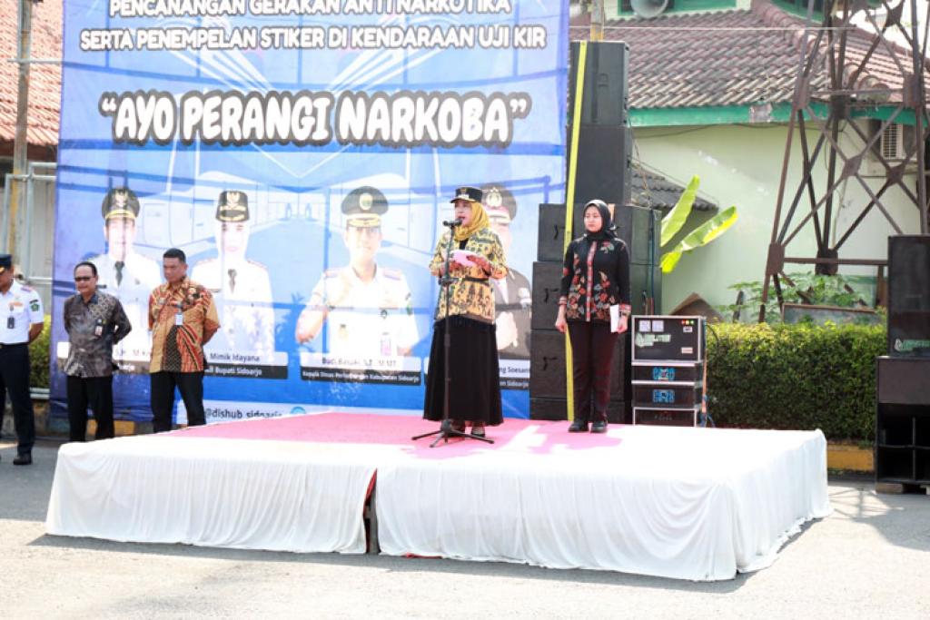 Wabup Mimik Idayana Pimpin Deklarasi Perang Narkoba di Sektor Transportasi